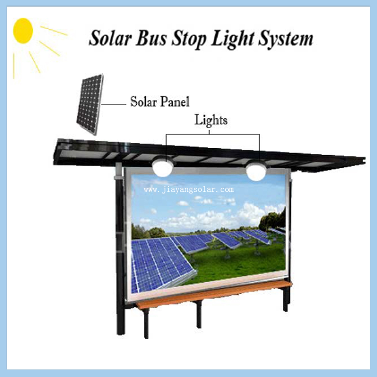 Solar Bus Stop Light systems